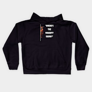 WHERE'S THE NAUGHTY SQUAD? KRAMPUS Kids Hoodie